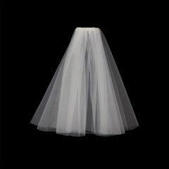 Short Double Layer Veil Plain Gauze Bridal Wedding Veil
