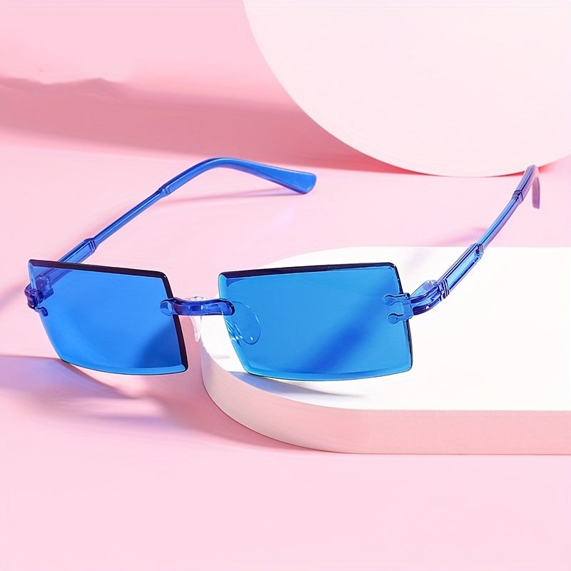 Kids Square Frame Sunglasses Party Dress Up Props Glasses