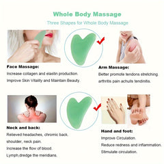 Heart Shape Gua Sha Massage Tool For Face Scraping