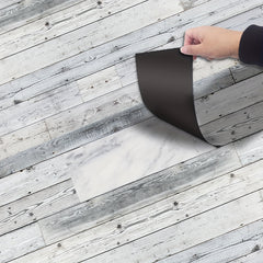 Waterproof Wood PVC Tile Stickers Self Adhesive DIY Flooring Tiles