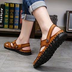 Men's Stitched Slip On Sandals Assorted Colors