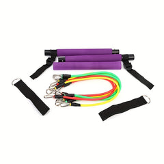Adjustable Pilates Tension Bar for Full Body Stretching