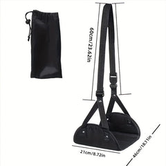 Portable Travel Footrest Airplane Footrest Adjustable Height Foot Rest