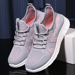Soft Thick Bottom Heighten Shock Absorption Running Shoes