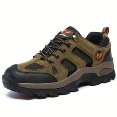 Men's Lace Up Hiking Shoes Non Slip Durable Outdoor Shoes