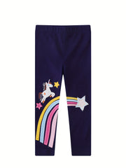 Toddler Girls' Unicorn Rainbow Stretch Leggings