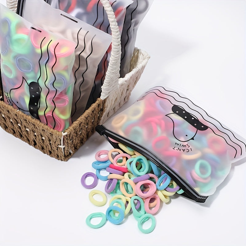 100pcs Girls High Elastic Hair Tie for Party Gift Daily Life
