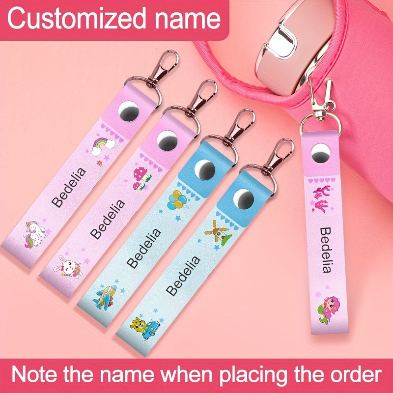 3pcs Kindergarten Name Stickers Hanging Buckle Cartoon School Supplies