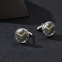 Nordic Clock Men's Cufflinks