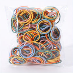 100pcs Colorful Candy Elastic Hair Ties for Girls