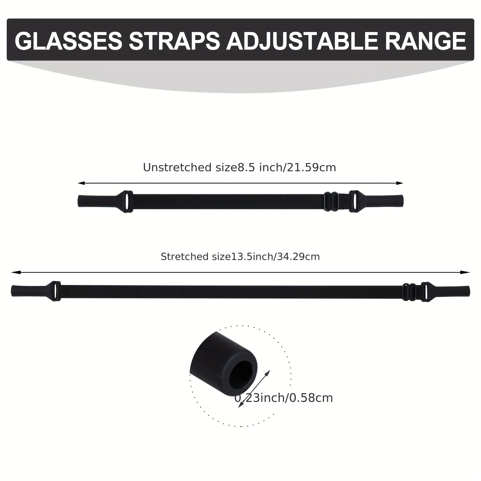 3pcs Glasses Lanyard Non-slip Glasses Rope Eyeglass Holder Strap for Men