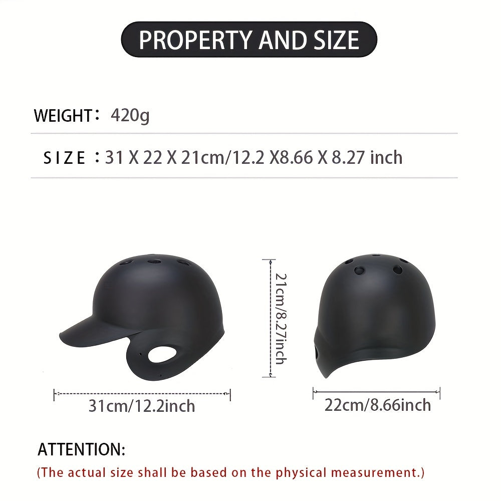 Adult Baseball Helmet 57-59 Head Circumference ABS Shell Comfort Foam
