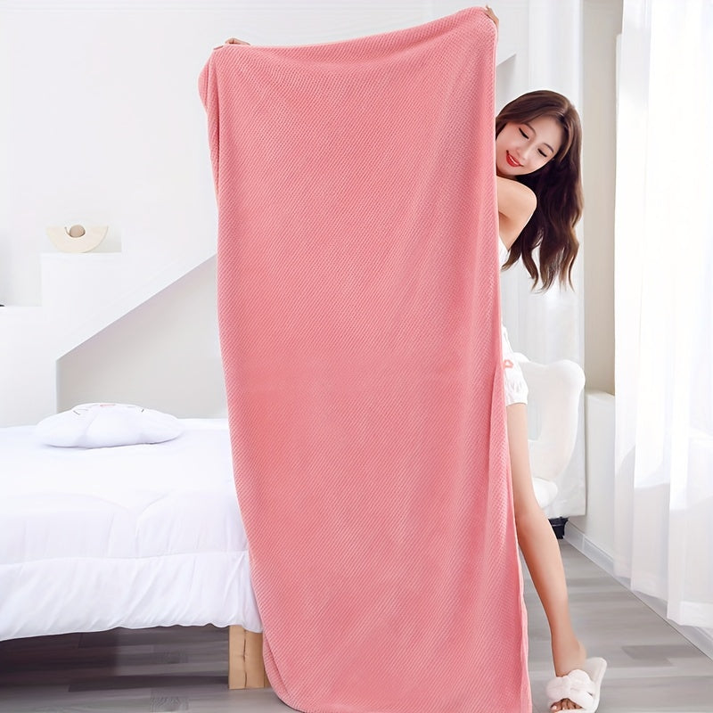 Soft Bath Sheet Large Towel for Home Bathroom - Absorbent and Skin-Friendly