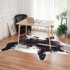 Cowhide Rug Cow Print Rug For Living Room Faux Cow Hide Animal Print Carpet