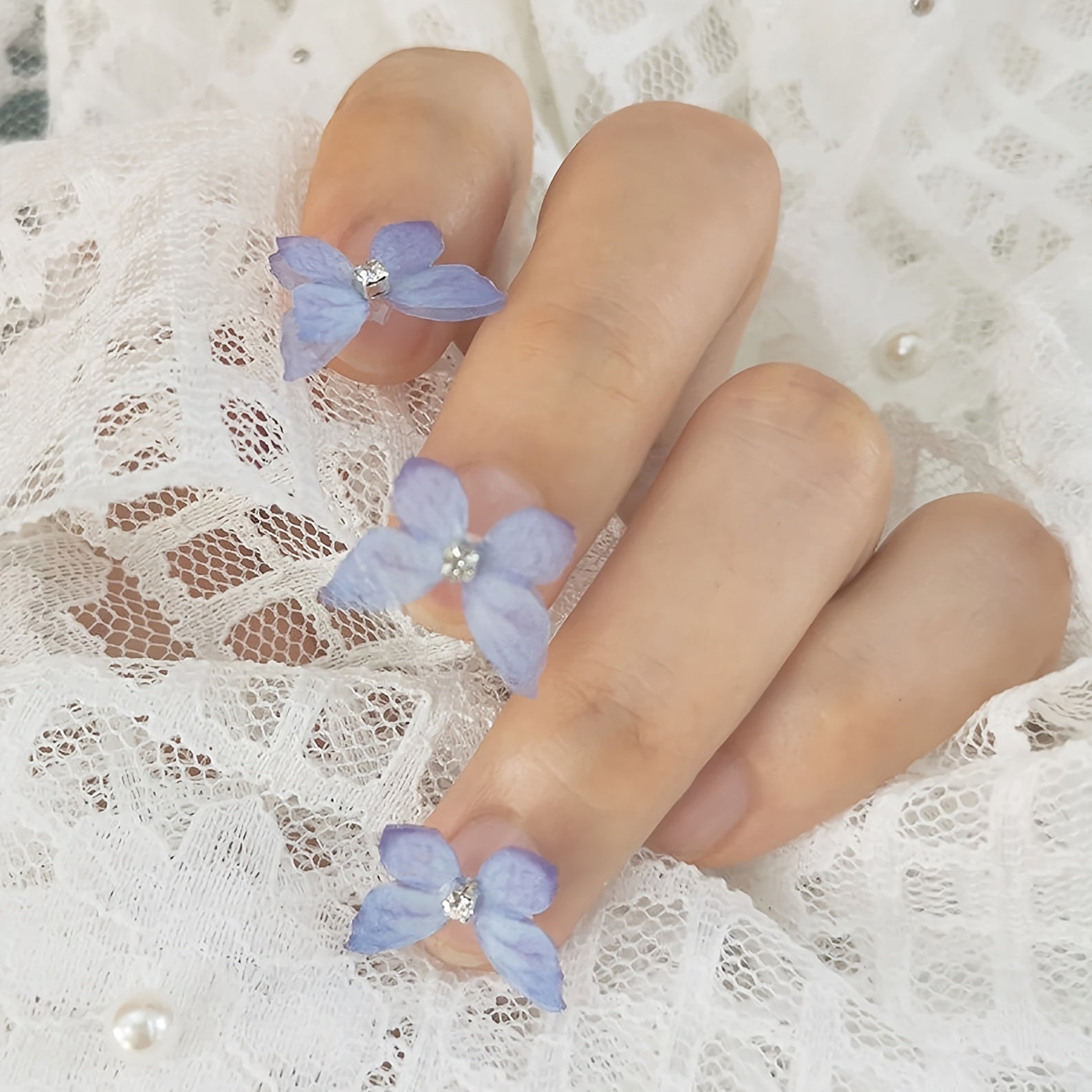 15pcs 3D Tulle Butterfly Mixed Wedding Shooting Props Diy Nail Accessories
