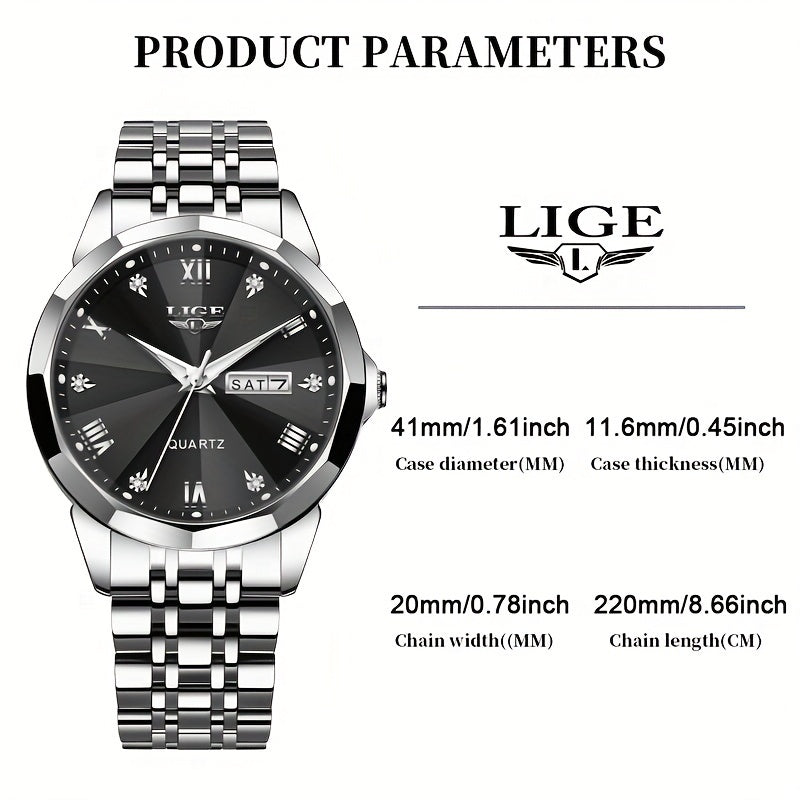 Women's Casual Waterproof Sport Quartz Wristwatch