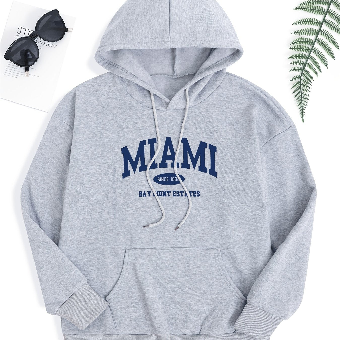 Preppy Miami Hoodie Women's Sweatshirt