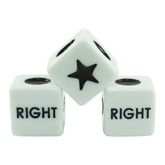 6pcs Dice For Left Right Center Game Board Games Accessories