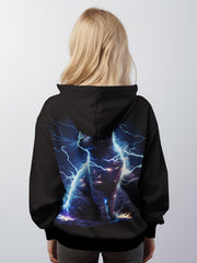 Lightening Kitty Hooded Sweatshirt for Kids