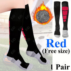 Men's Knee High Sport Socks Breathable Athletic Socks