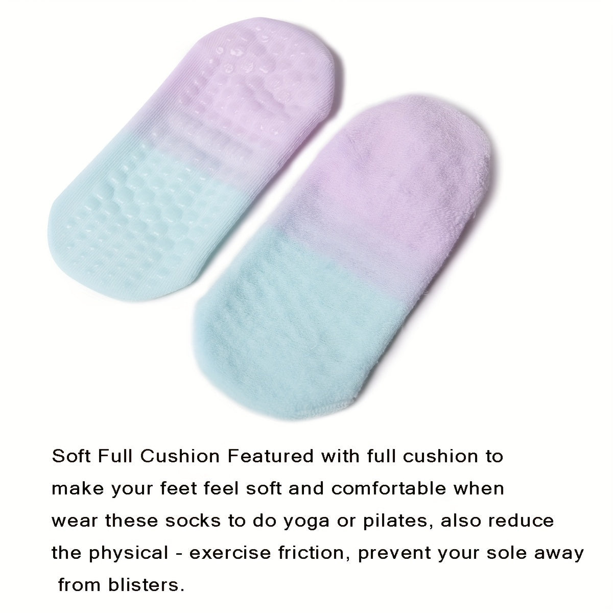 6Pairs Women's Non slip Yoga Pilates Socks Soft Comfortable Ankle Socks