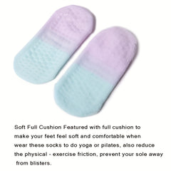 6Pairs Women's Non slip Yoga Pilates Socks Soft Comfortable Ankle Socks