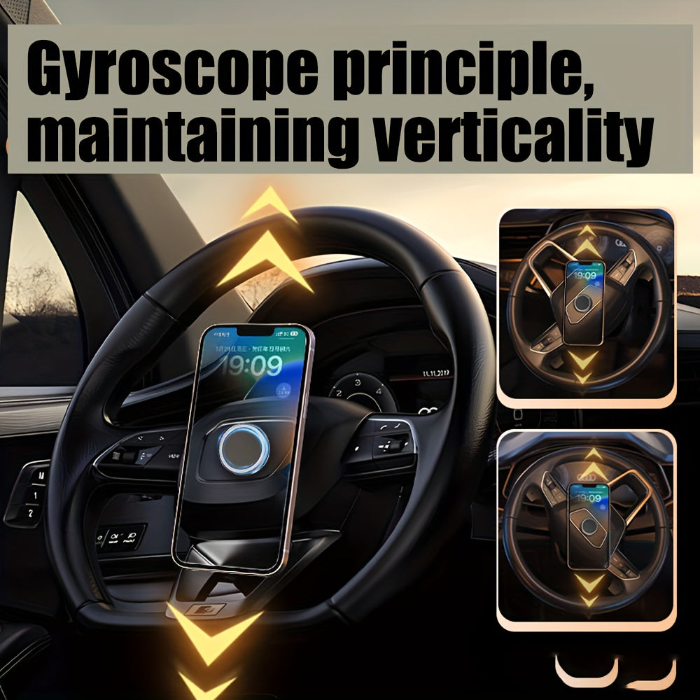 Magnetic Phone Holder for Car with Suction Cup - Safe Navigation
