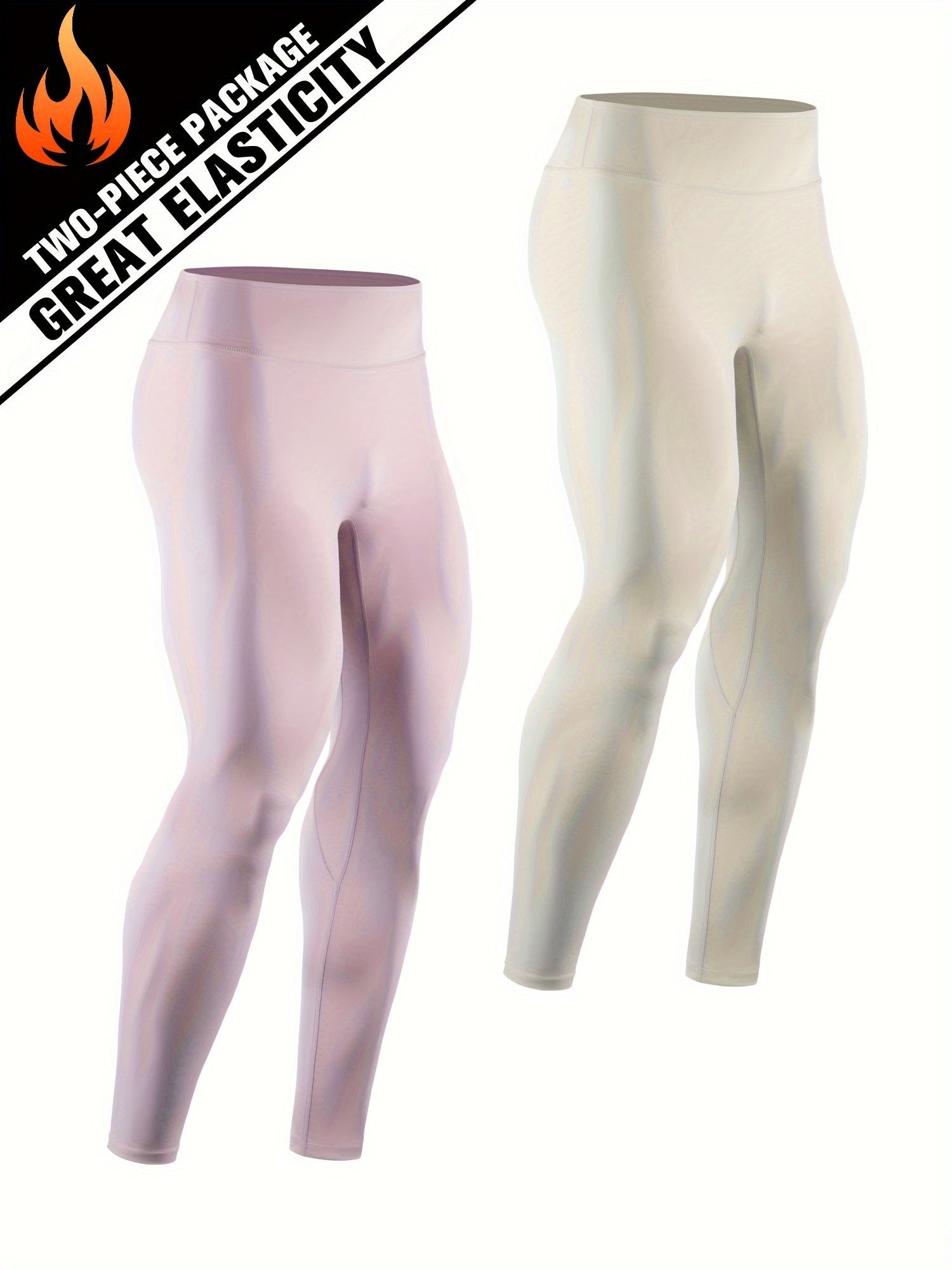 Men's Thermal Leggings Outdoor Running Training Compression Pants