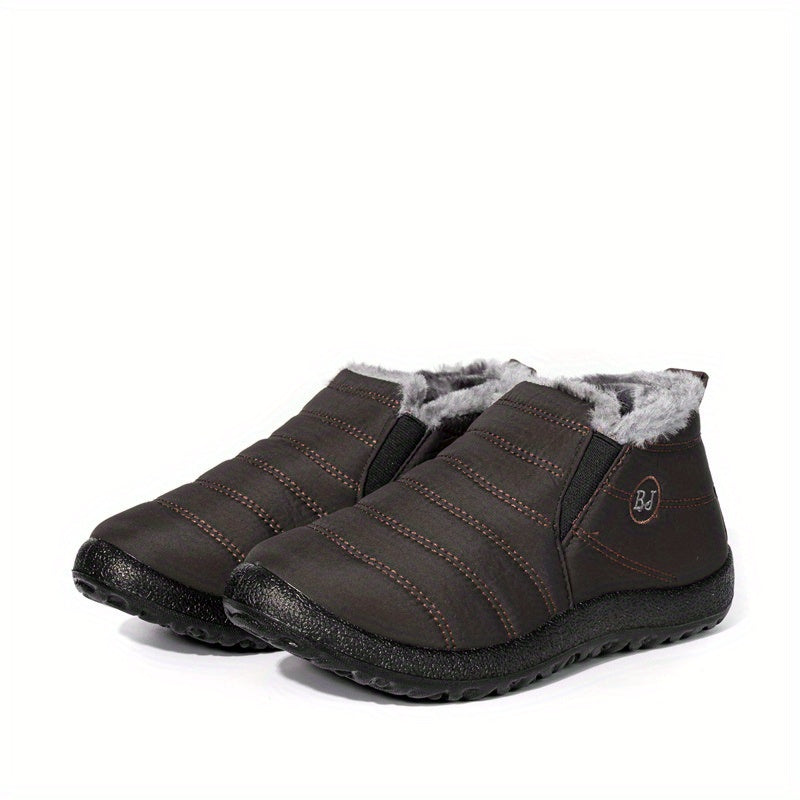 Women's Slip On Waterproof Fleece Boots