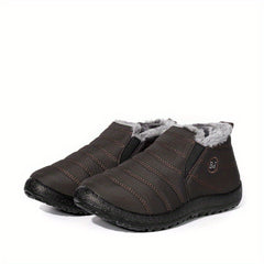 Women's Slip On Waterproof Fleece Boots