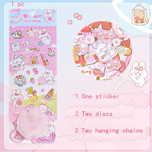 Kawaii Stickers Card Set Pocket Material Cute Card Stickers