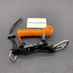 Coiled Lanyard Scuba Diving Sports Camera Safety Swimming Lanyard
