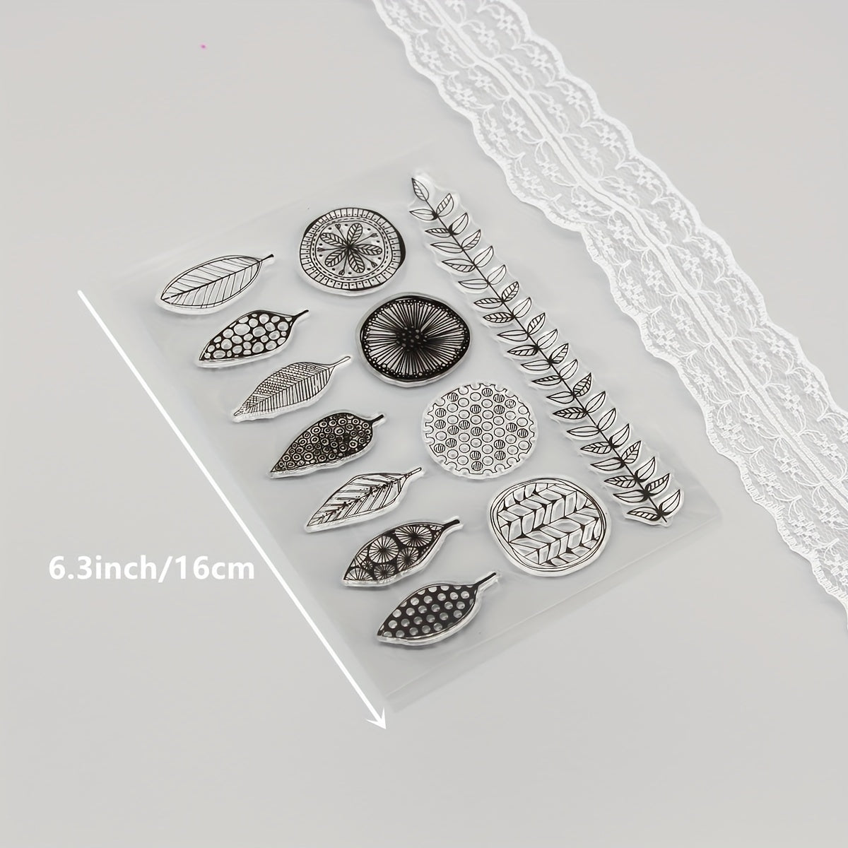Leaf Cartoon Transparent Stamp Various Tree Leaf Transparent Stamp