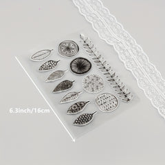 Leaf Cartoon Transparent Stamp Various Tree Leaf Transparent Stamp