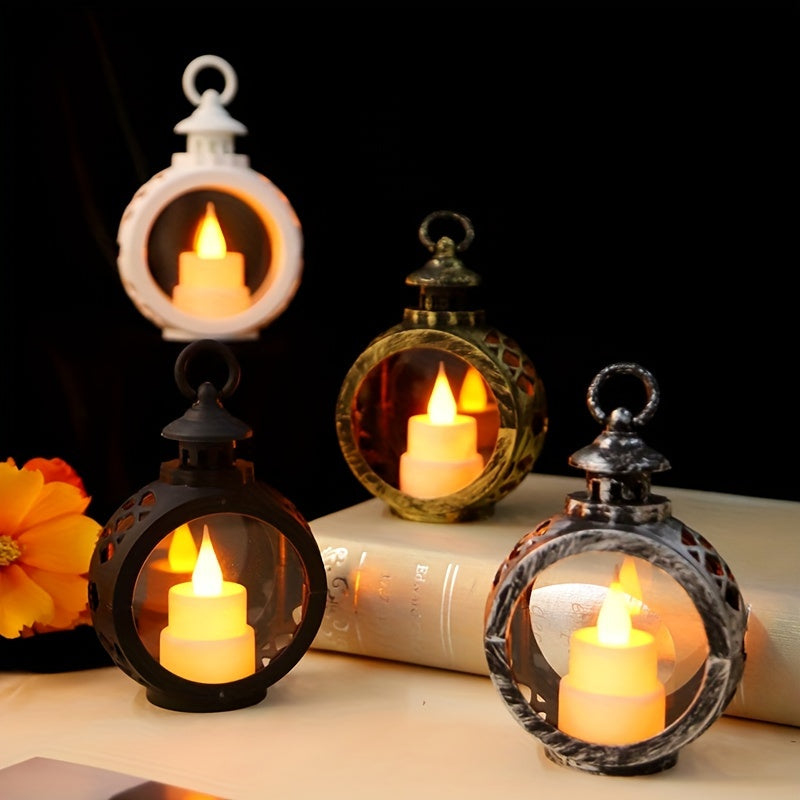 Small Round Lamp Electronic Candle Night Light