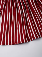 Toddler Girls Striped Princess Dress For Party
