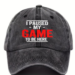 Vintage Baseball Cap Unisex Printed Hat Adjustable for Outdoor Activities