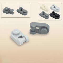 60pcs Building Blocks 1x1 U Clip 6019 Handle Closed Ends Technical Parts