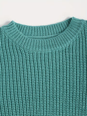 Kids Long Sleeve Knitted Pullover Sweater