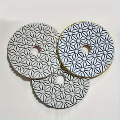 3pcs Wet & Dry Polishing Pads Stone Marble Tile, Flexible