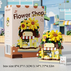 Flower Shop Building Blocks Set
