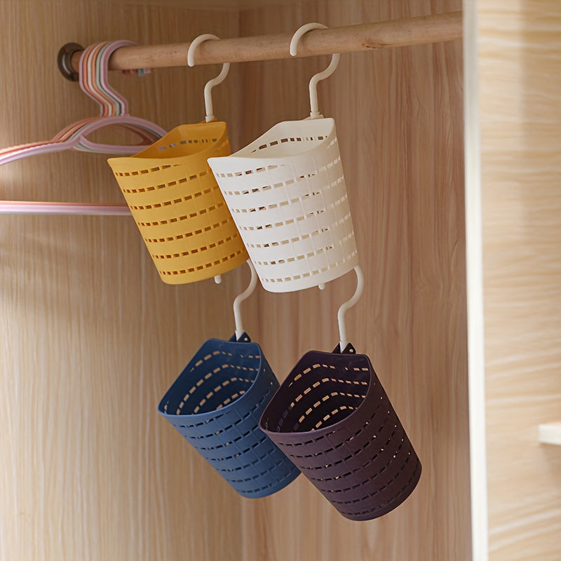 Plastic Hanging Basket for Kitchen Bathroom Storage