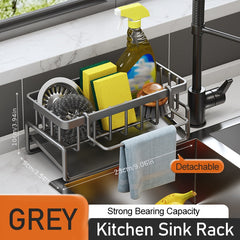 Kitchen Sink Rack Drain Baskets Countertop Storage
