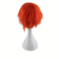 Men's Orange Wig Chemical Fiber Wig Hair Accessories