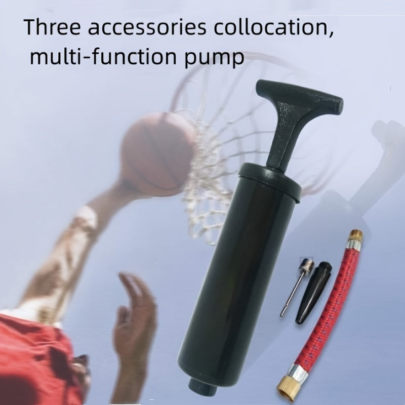 Hand Push Inflator for Fitness Ball Yoga Ball Football Basketball