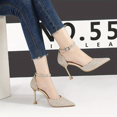 Sequins Glitter Stiletto Heel Shoes for Women