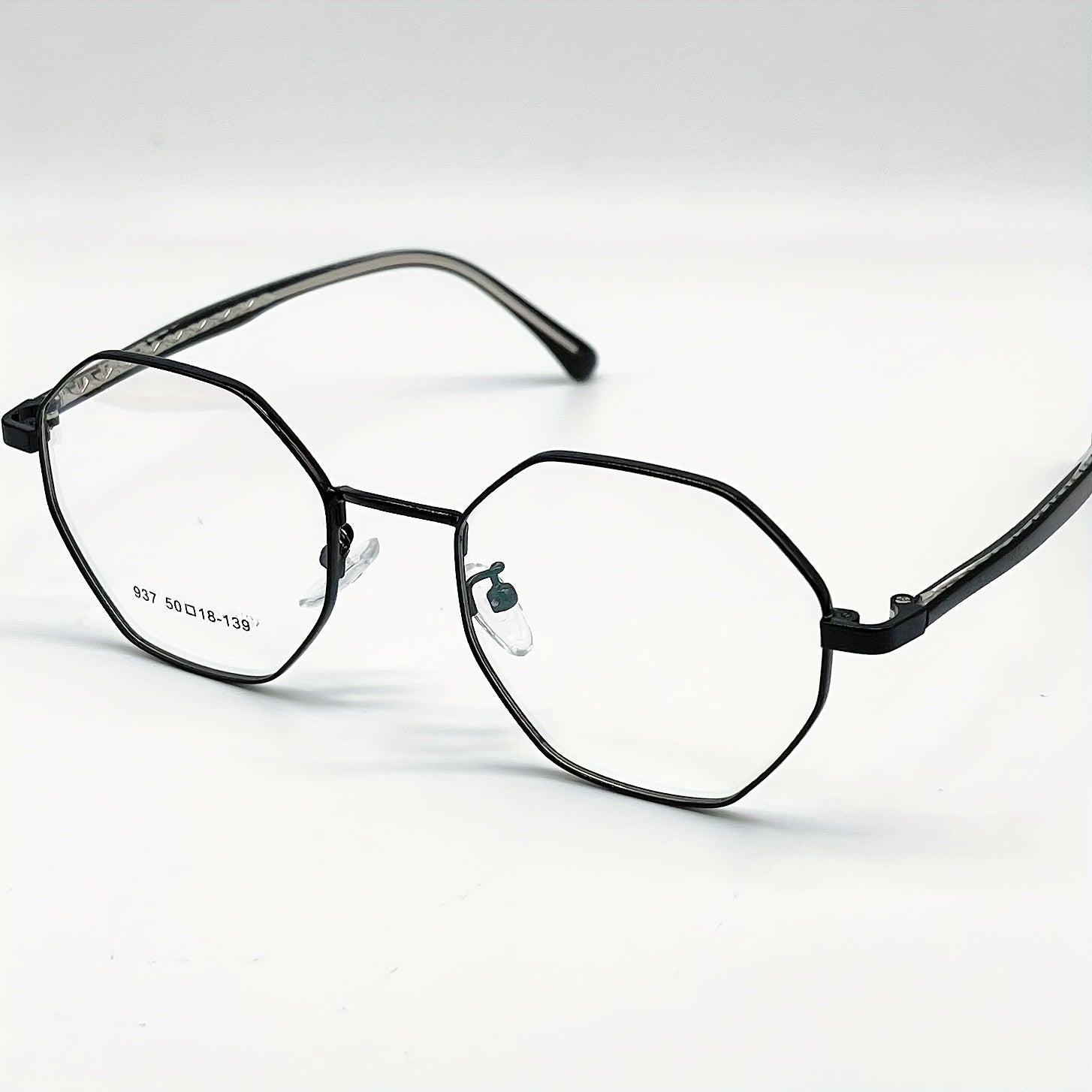 Irregular Metal Frame Glasses Anti-light for Men Student