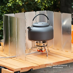 Outdoor Gas Stove Windshield Folding Cassette Stove Windshield
