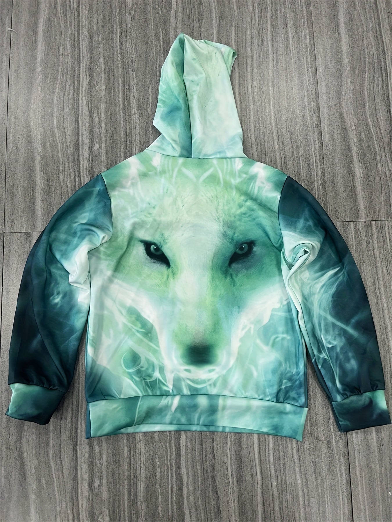 Wolf 3D Print Sweatshirt Kids Hoodie Autumn Spring Sports Pullover
