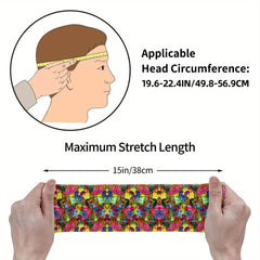 Tie Dye Headband for Sports & Casual Wear